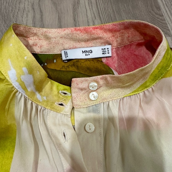 Mango watercolor print blouse - Picture 2 of 2